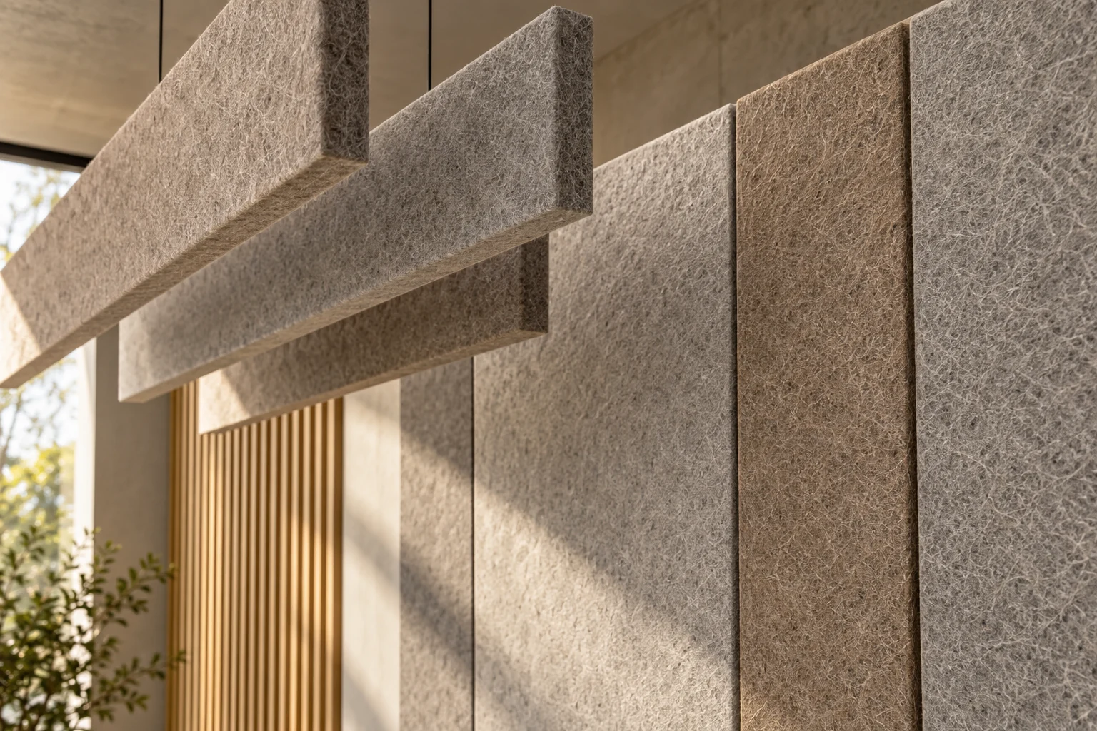 Illustrative design context for Acoustic solutions; products and brands are not specified