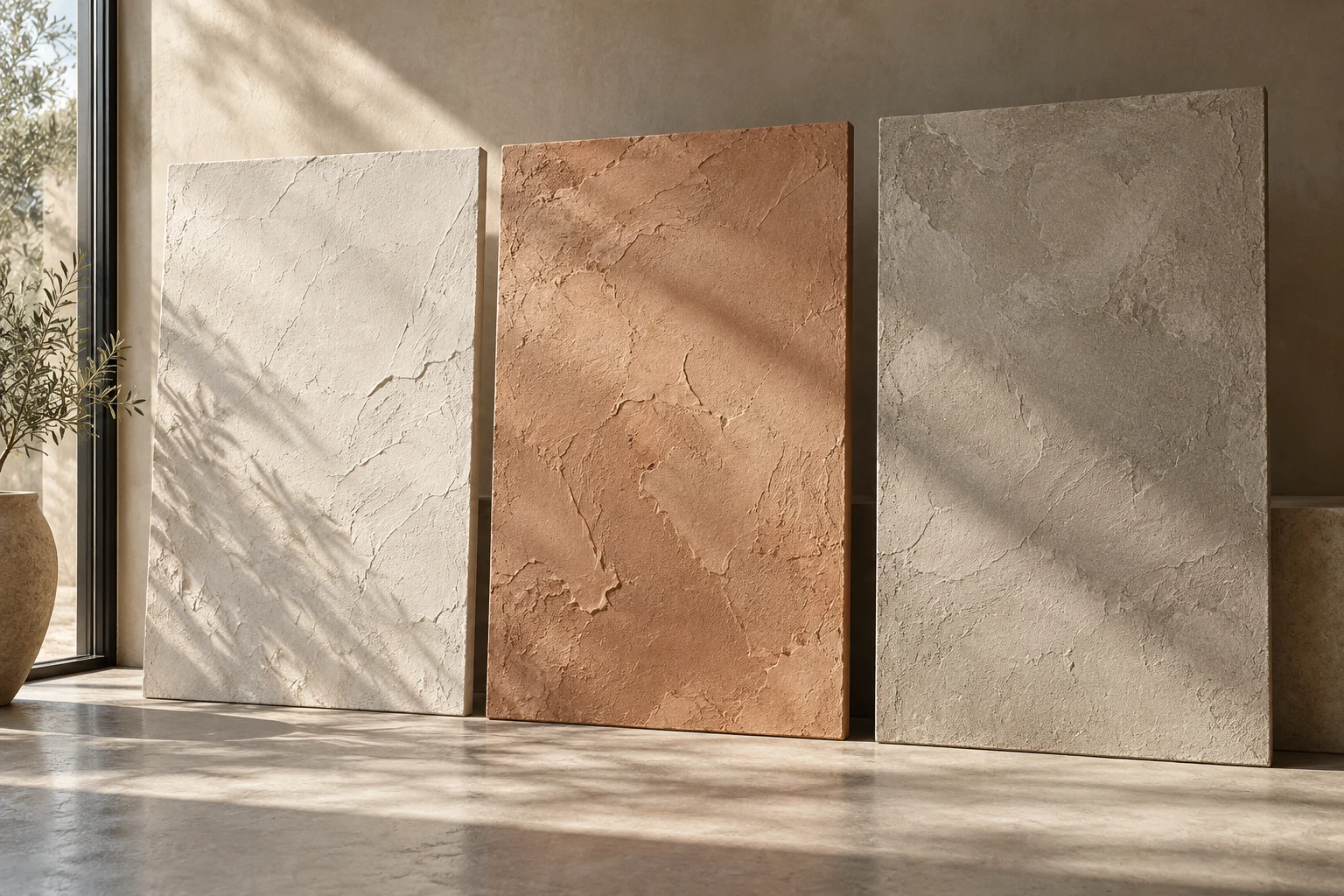 Illustrative design context for Mineral & decorative finishes; products and brands are not specified