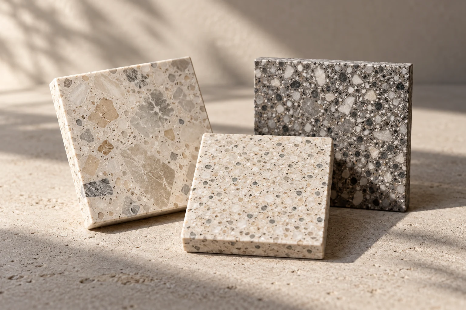 Illustrative design context for Terrazzo; products and brands are not specified