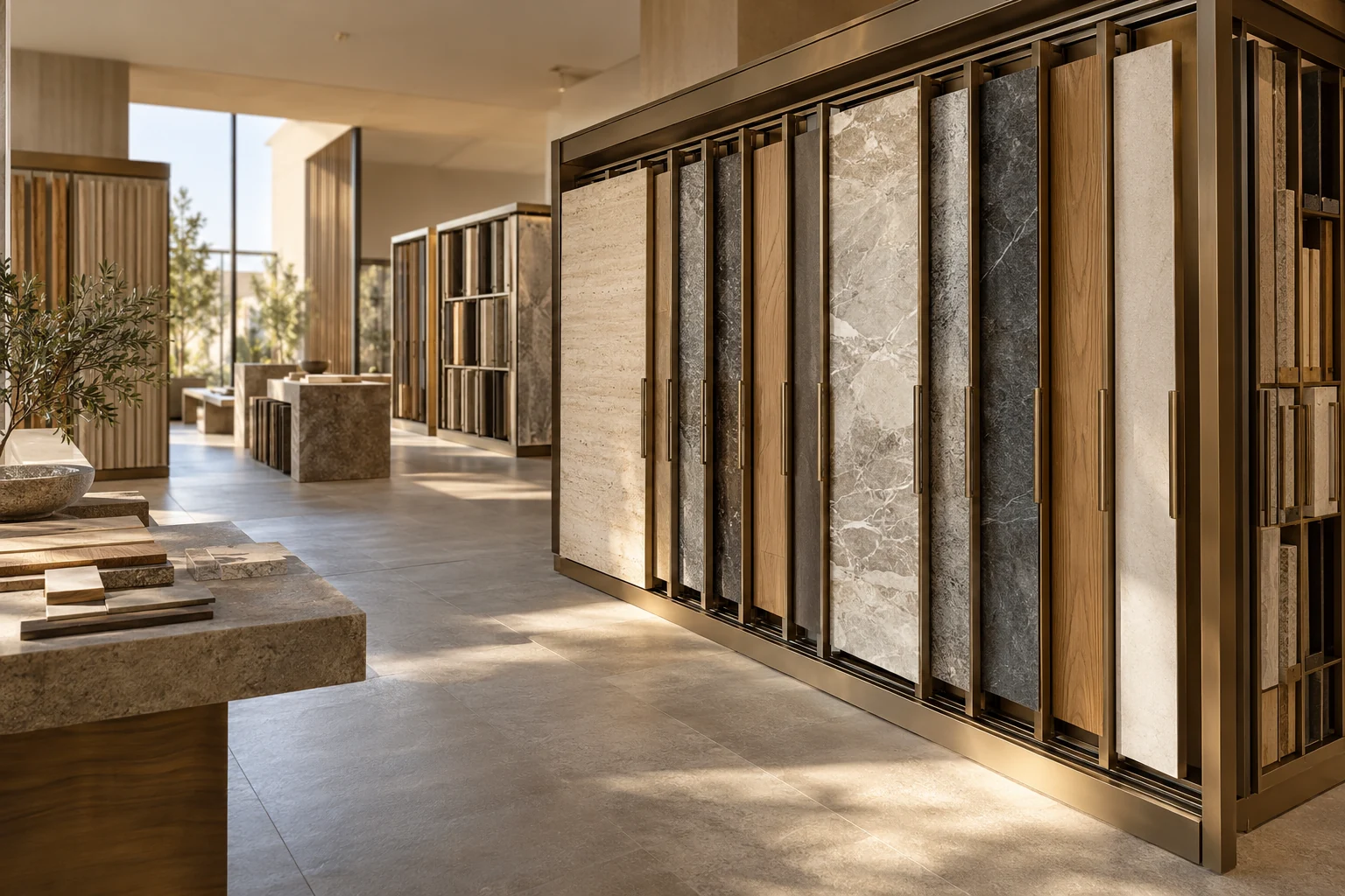 Related display study · surfaces at an architectural scale